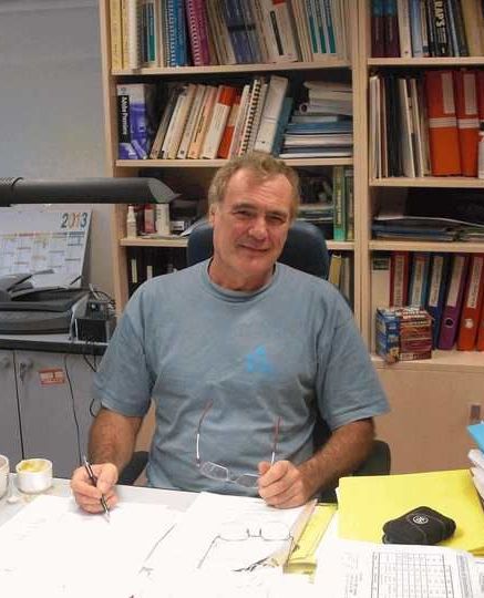 Patrick Robert au travail